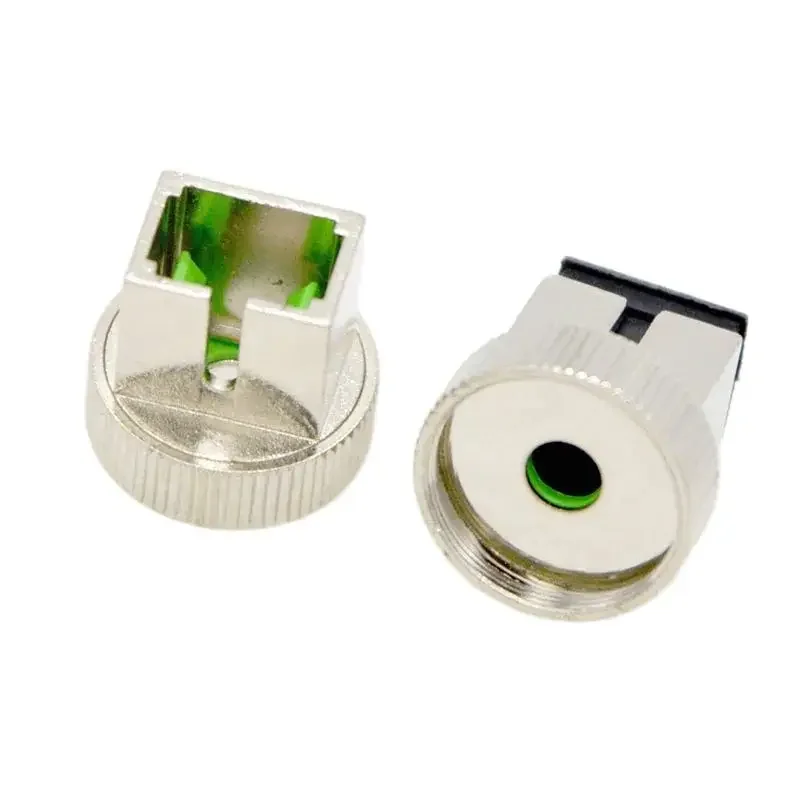 

M8 M16 Адаптер для оптоволоконного разъема SC/APC SC/UPC ST/FC Преобразовательная головка для измерения оптической мощности Красная ручка Металлический колпачок