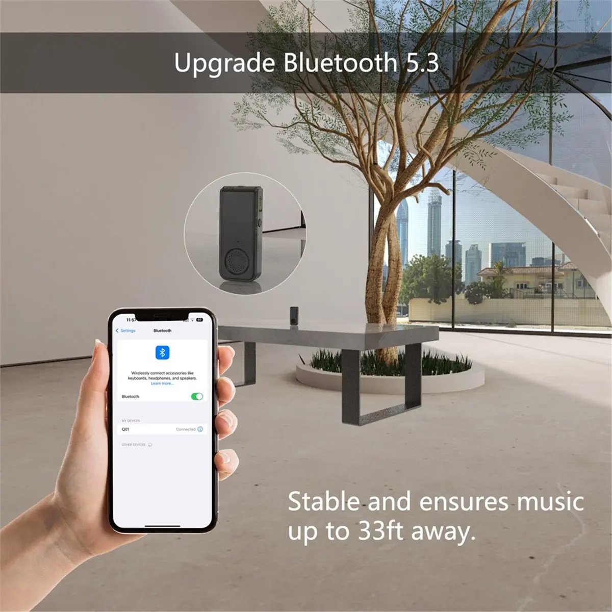 Portable Mini Bluetooth Speaker IPX6 Waterproof Subwoofer Speaker with Earphone for Outdoor Cycling Hiking