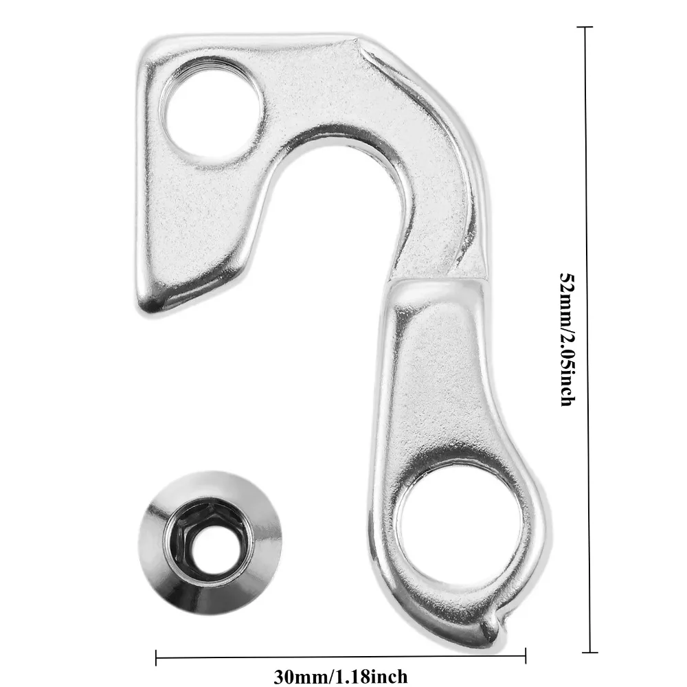 1Set Aluminium derailleur hanger for mountain/road bikes – compatible with GT/KHS/Kettler models ATIDH0239/ATIDH0246/ATIDH0071