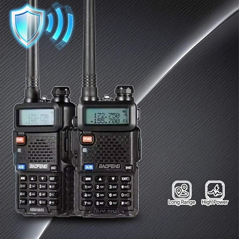 128 Channels Aviation and AM/FM Walkie-talkie UV-5RX Baofeng Walkie-talkie Multi-band radio Upgrade Version With Frequency Repli