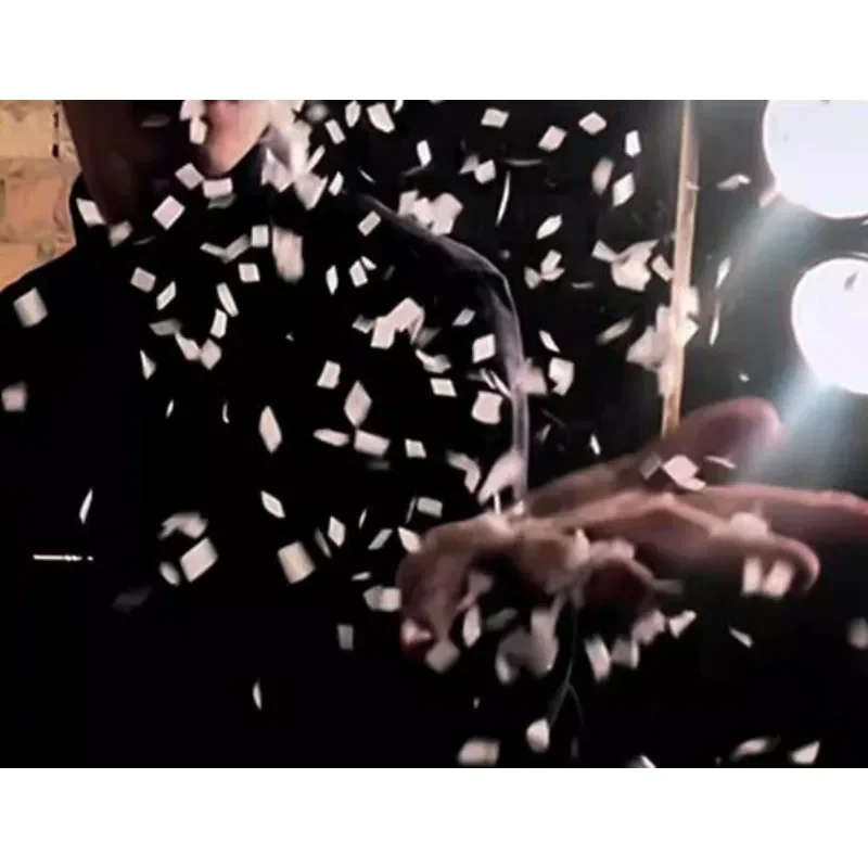 Trucos de Magia de tiro de nieve, objeto vacío que aparece en la mano, papel de nieve que sopla, Magia, mago, ilusión de escenario, truco, accesorios para mentalismo