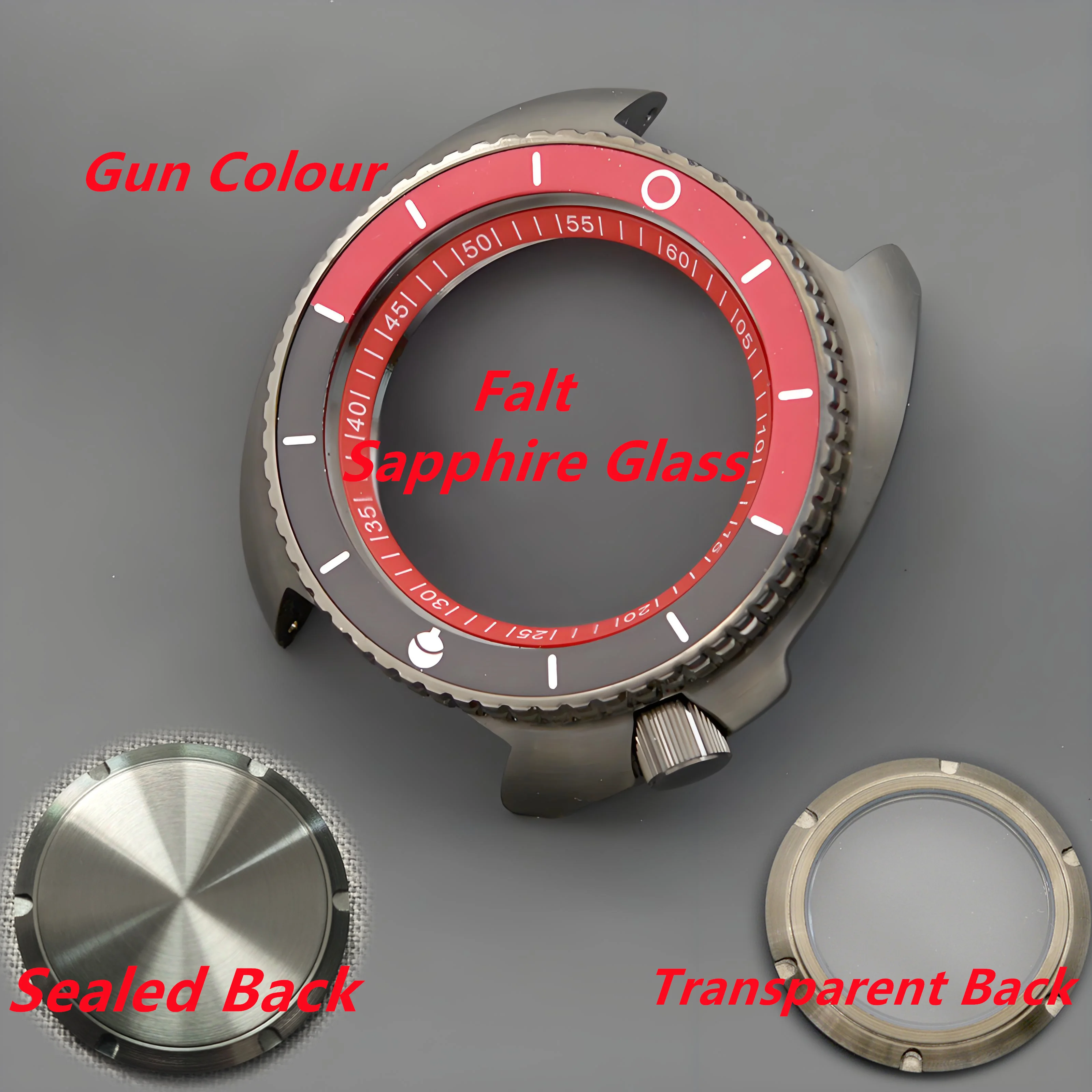 

Корпус для часов для дайвинга в форме черепахи и морского ушка, подходит для NH34 NH35 NH36A 7S 4R, дизайн механизма SKX6105 6309, ремонт деталей часов