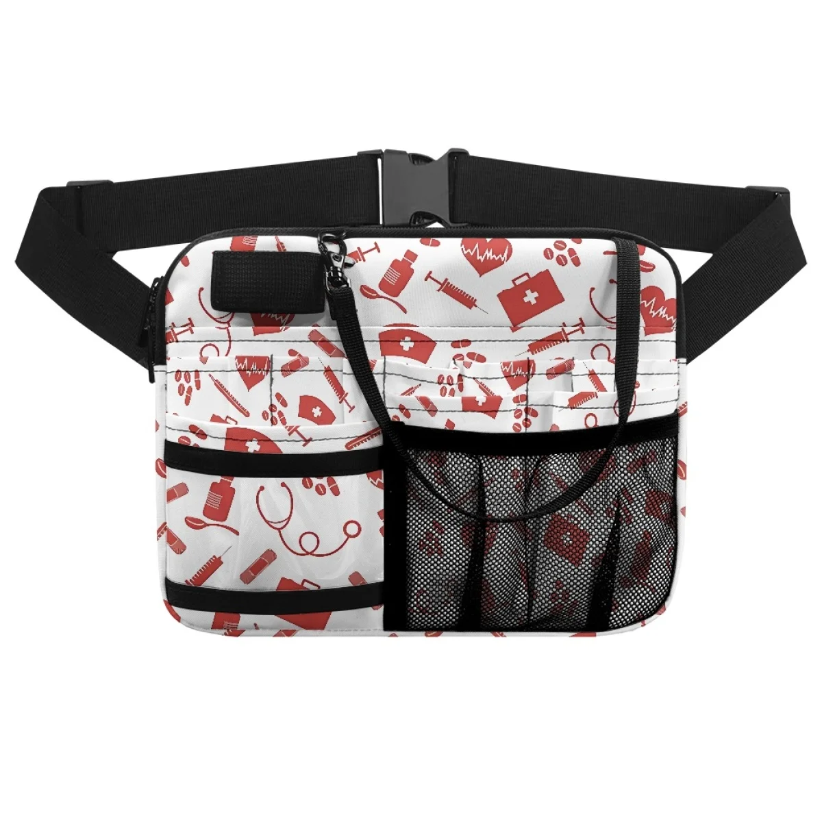 Print on Demand Nursing Medical Belt Organizer for Women Physician Assistants Waist Bag Multi Pocket Fanny Pack Hip Bags 2023