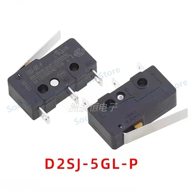 10Pcs D2SJ-5GL13-P 5A Travel Microswitch Compact Size for Easy Portability