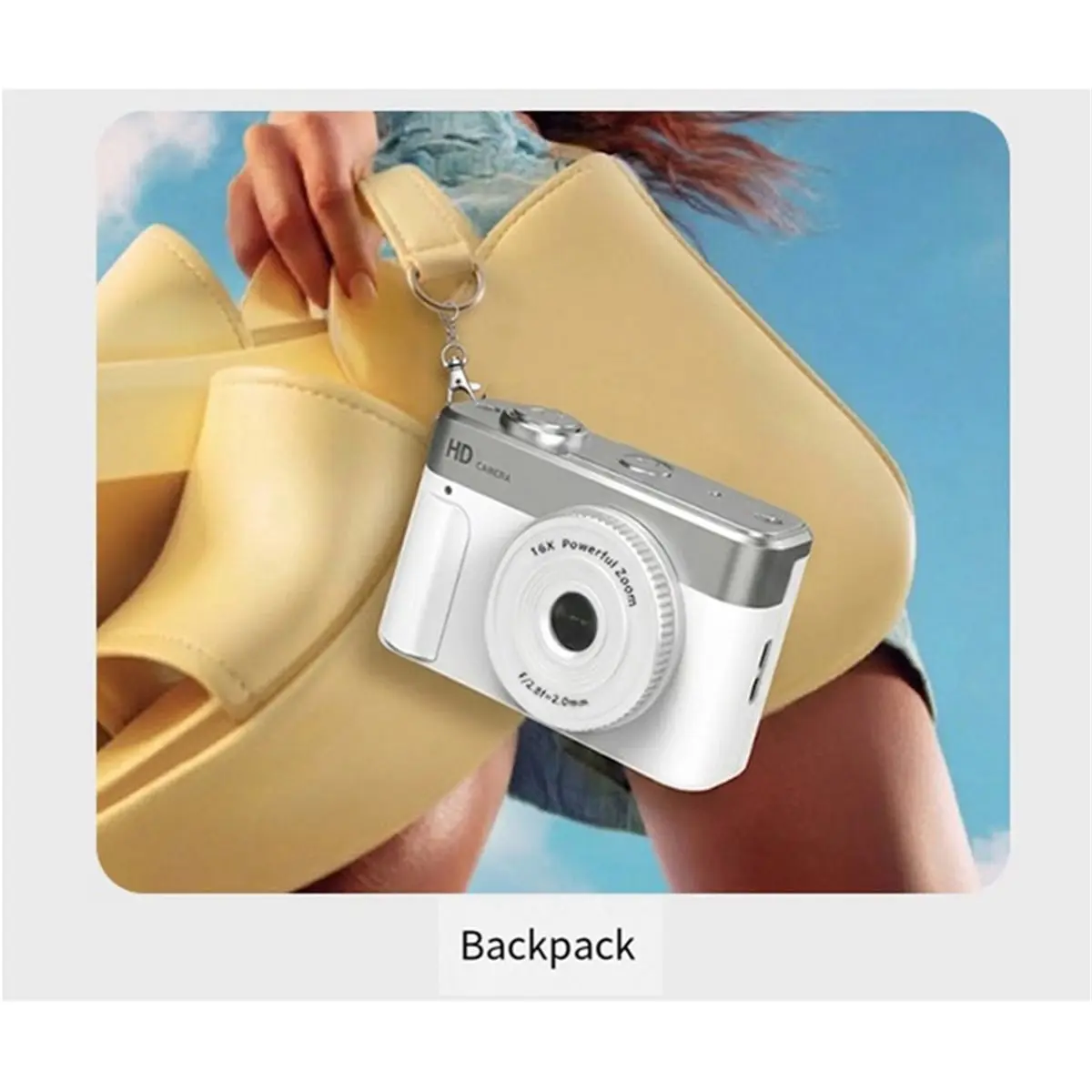 Big Discount Thumb Camera Digital Photography Camera 1080P 16x Digital Zoom Vintage Vlog Video Recorder Webcam Kid Camera 32G B