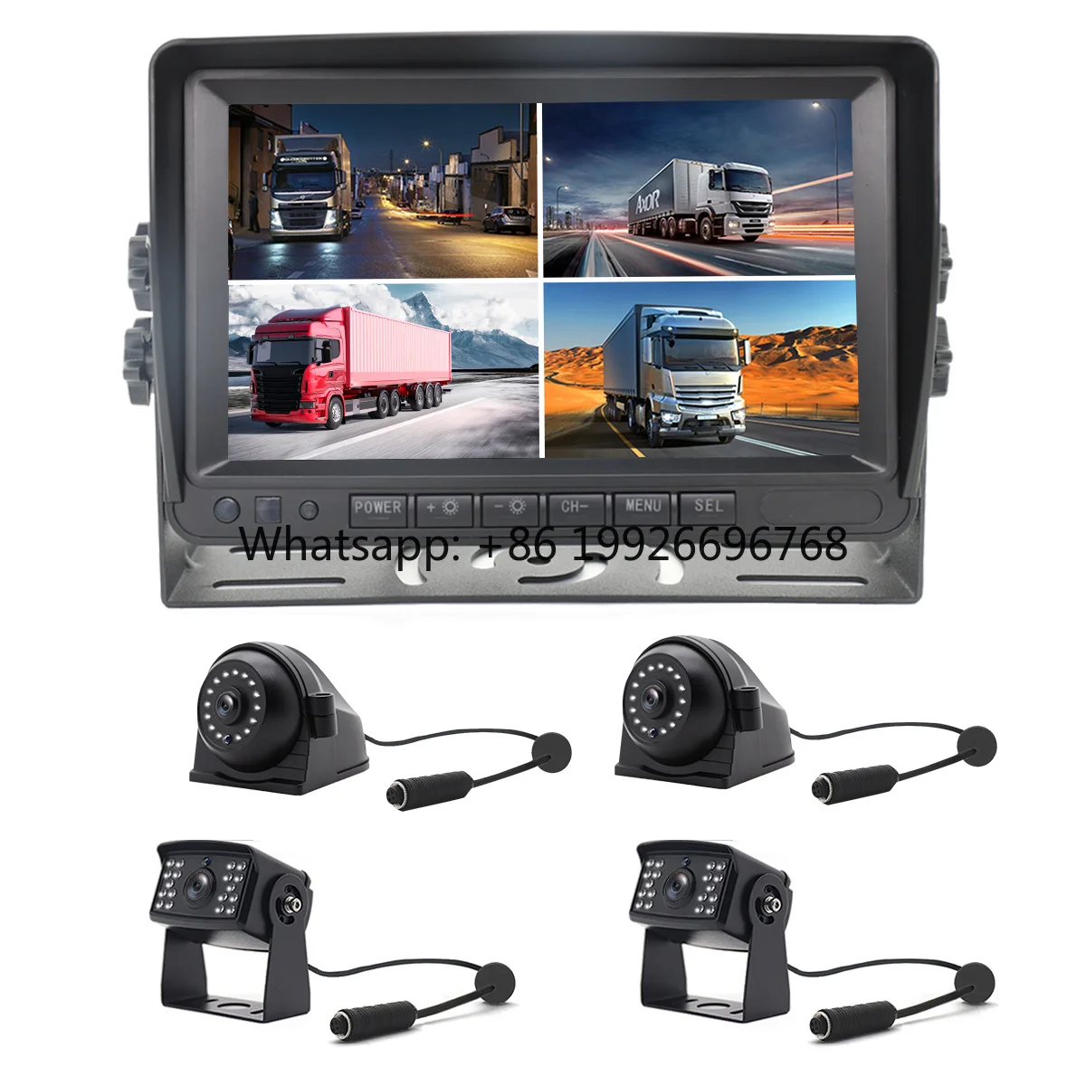 

YWX Truck Dash Camera Monitor Camera Vehicle Camera with Car Security System and Car Rear View Mirror for Car Safety Kits