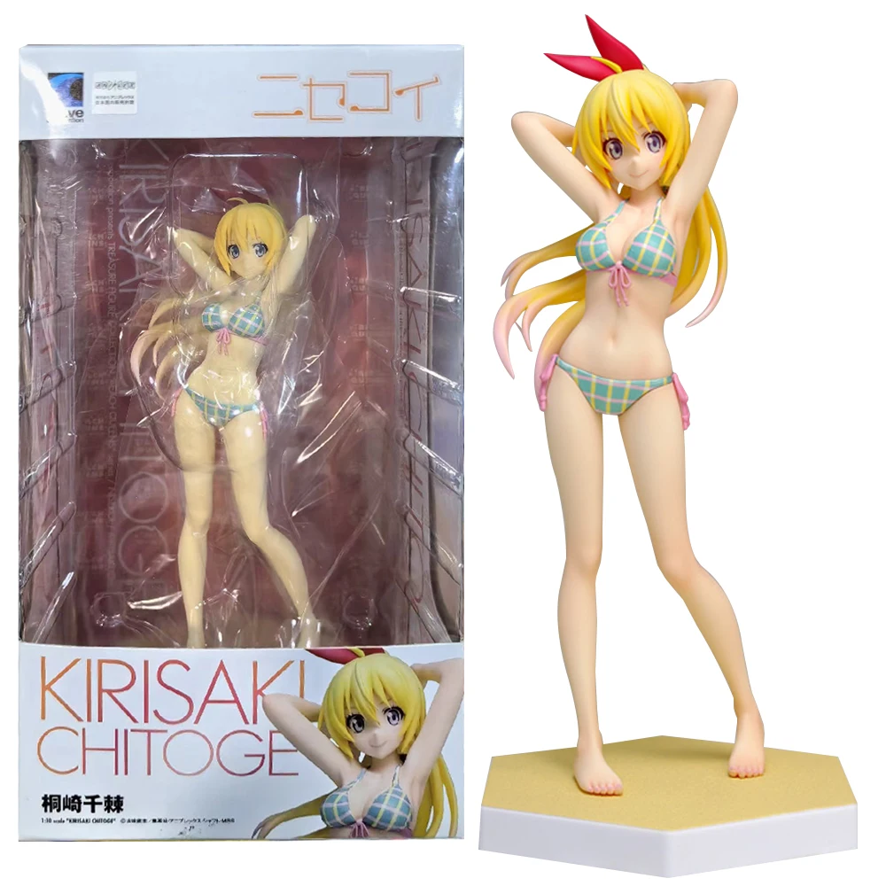 17 CM Nisekoi Kirisaki Chitoge Figura Beach Queens Ver 1/10 In Piedi Modello di Animazione Giocattolo Collezione Regalo Action Figure PVC