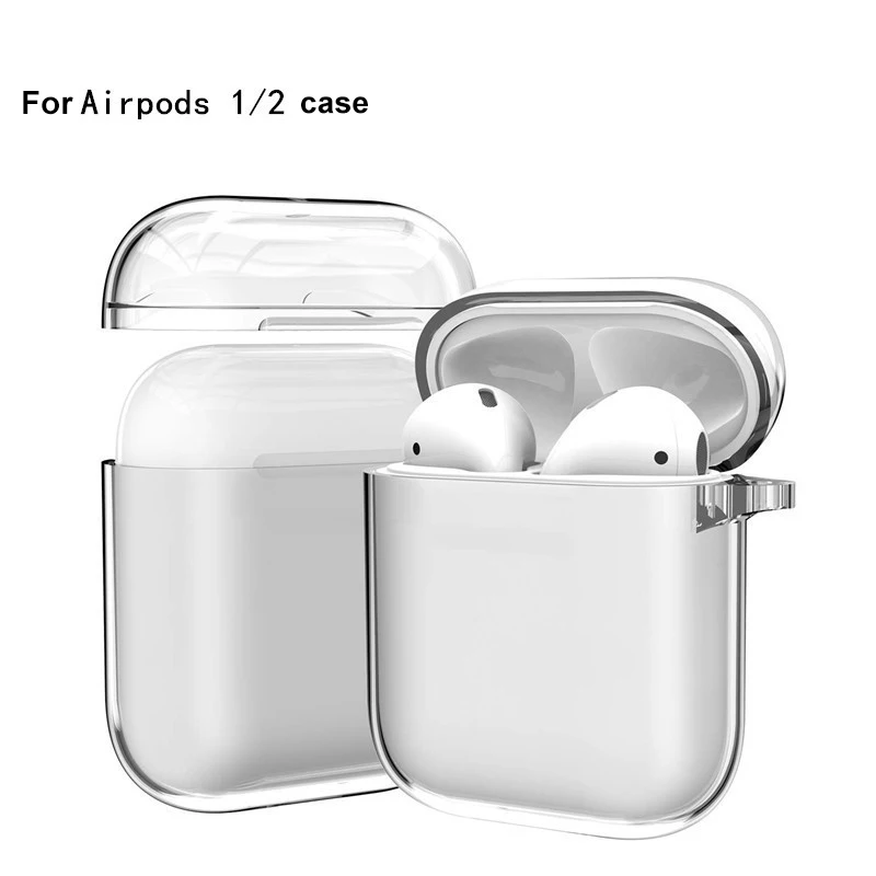

Transparent Cases For Bluetooth Wireless Earphone Protective Cover For 2 1 PC Clear Hard Shell