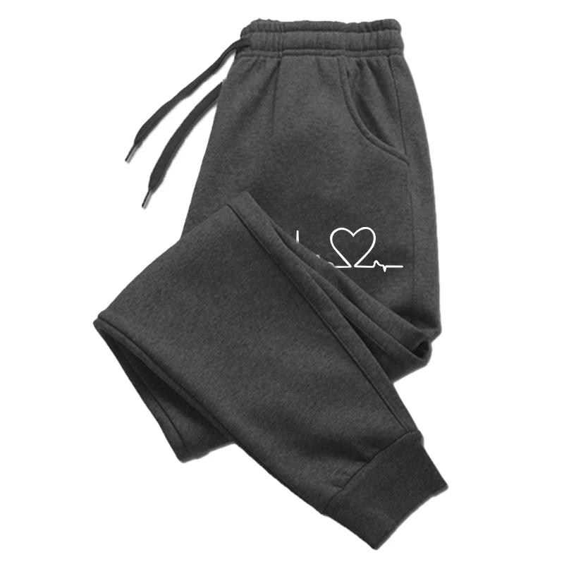 سروال الركض الطويل للنساء ، سروال رياضي غير رسمي ، الرباط اللياقة البدنية ، والأزياء المطبوعة #2