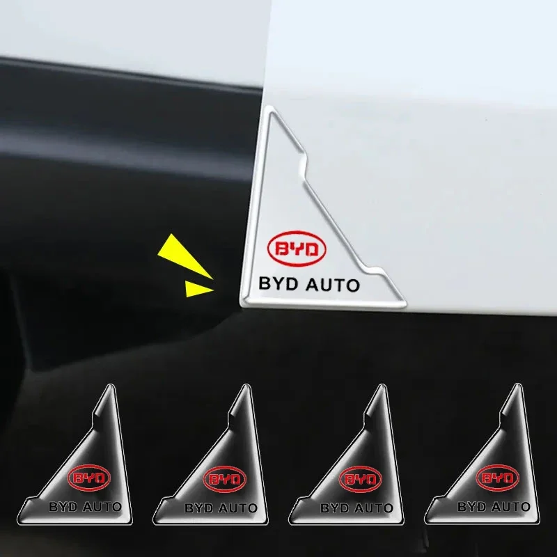 

Car Silicone Door Corner Anti-scratch Protector Films For BYD F3 E6 Yuan Plus Atto F0 G3 I3 Ea1 Song Max Tang Dmi 2014 Qin Pro