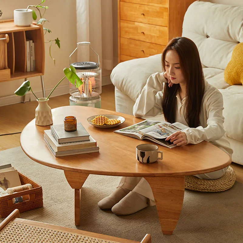 

Деревянный дизайнерский журнальный столик для гостиной, эстетический стоячий журнальный столик, обеденный стол, компьютерный стол, вспомогательная мебель для дома