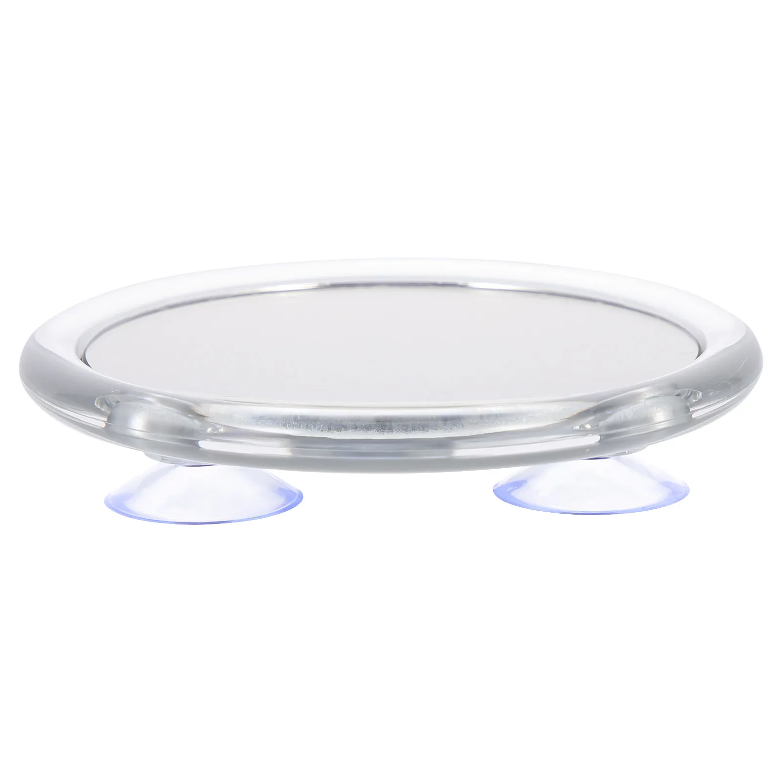 20X Magnifying Mirror Round Edge Hd Reflective Surface Lightweight Portable Suction Cup Mount Makeup Mirror Bathroom