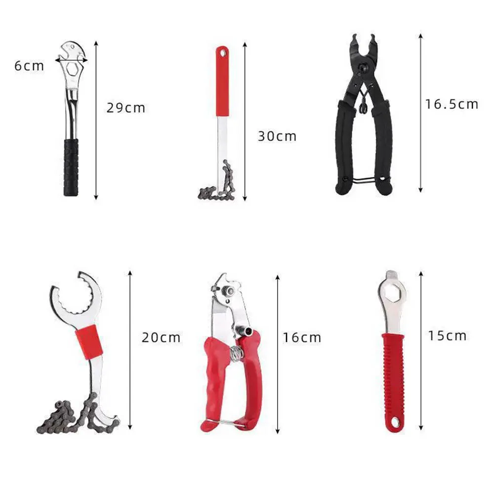 1pcs Bike Repair Tool,Cassette Remover Wrench Crank Puller Extractor Bottom Bracket Freewheel Remover Link Pliers Chain Breaker view 3