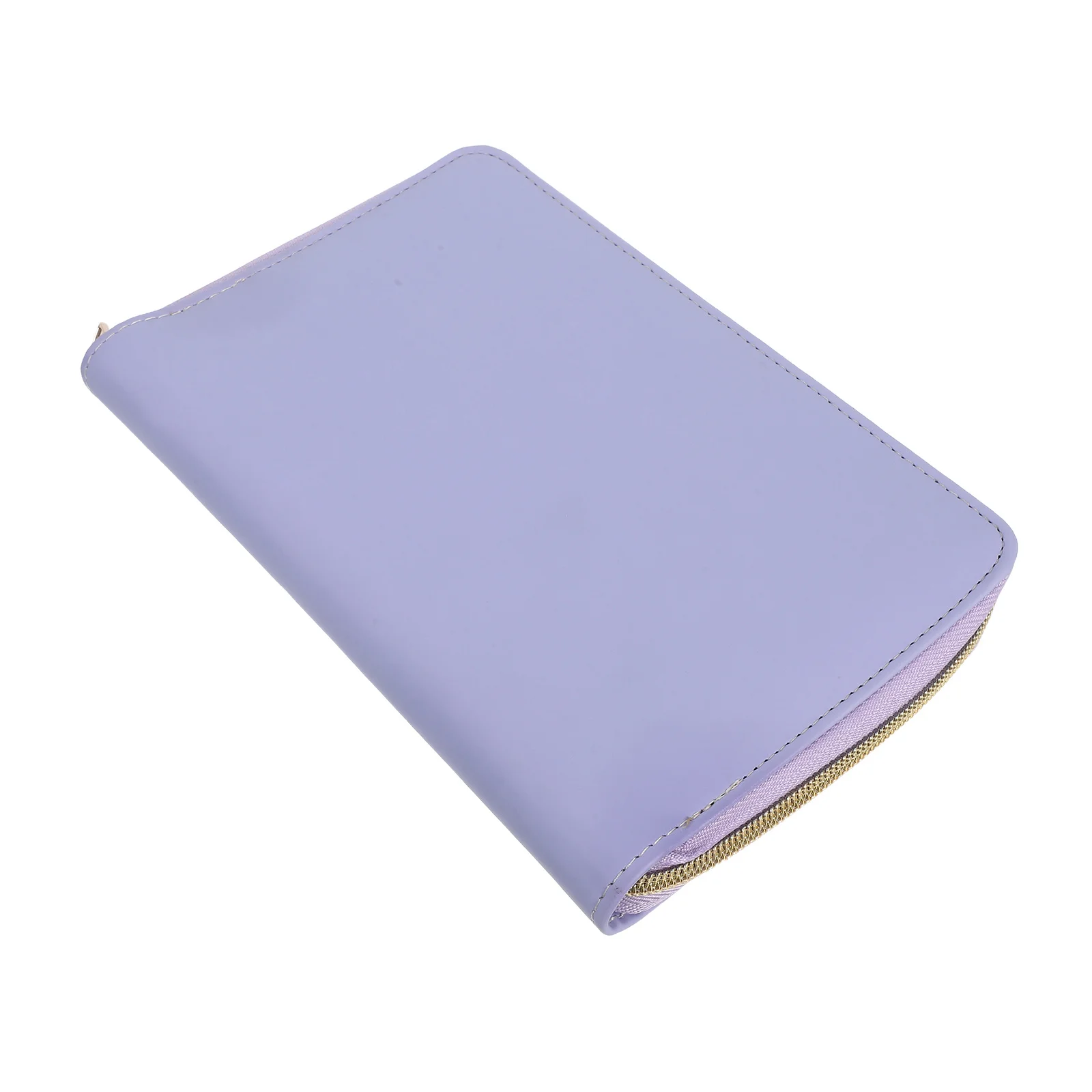 

A6 Binder PU Cover Budget Planner Refillable 6 Ring Zipper Wallet Organizer for Money Card Cash Envelopes Budgeting Organizer