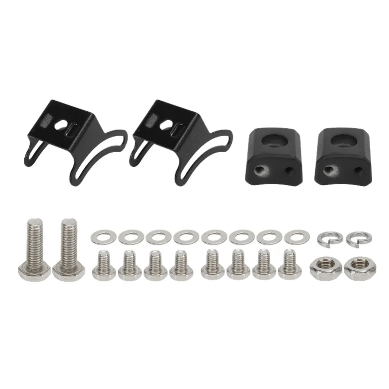 

2 Set Black Adjustable LED Light Bar Slide Mount Bracket Mounting Base Bracket For Off Road Vehicle