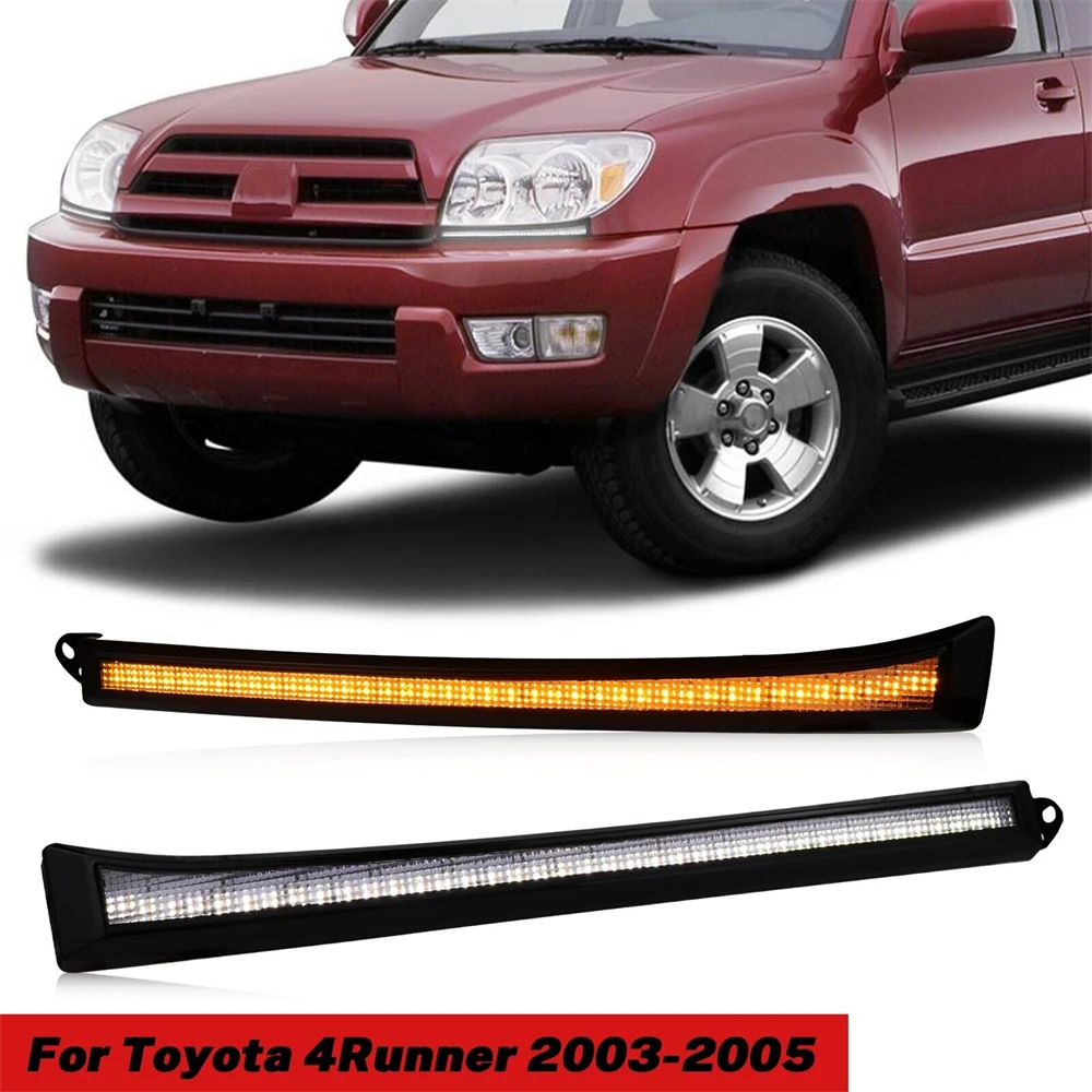 

LED Front Side Marker Headlights DRL Turn Signals Assembly Bulb For Toyota 4Runner 2003-2005 Accessories Auto Exterior Parts HOT