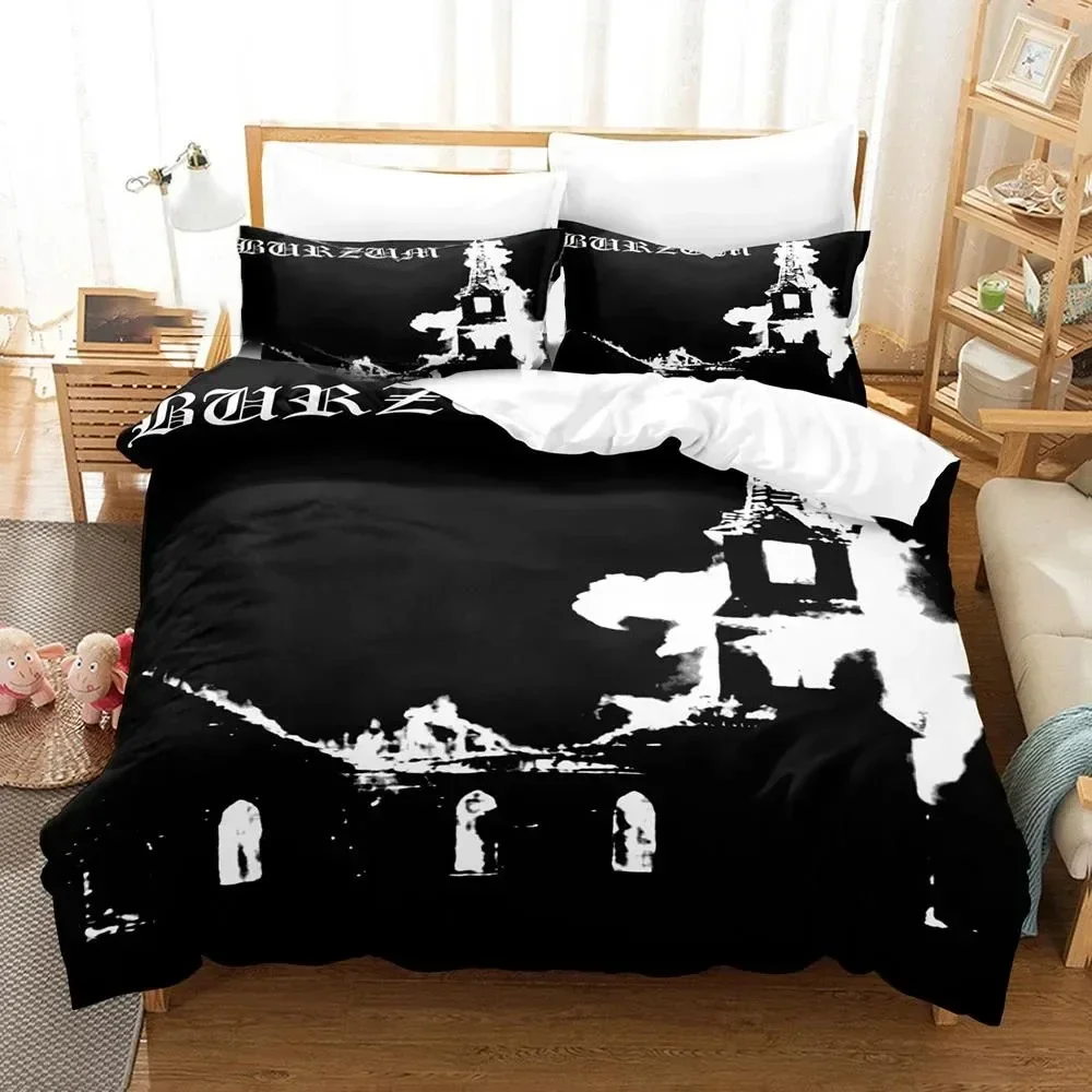 Hip Hop Burzum Comfortable Duvet Quilt Cover Pillowcase Bedding Set Children Bedroom Decoration Home Textile