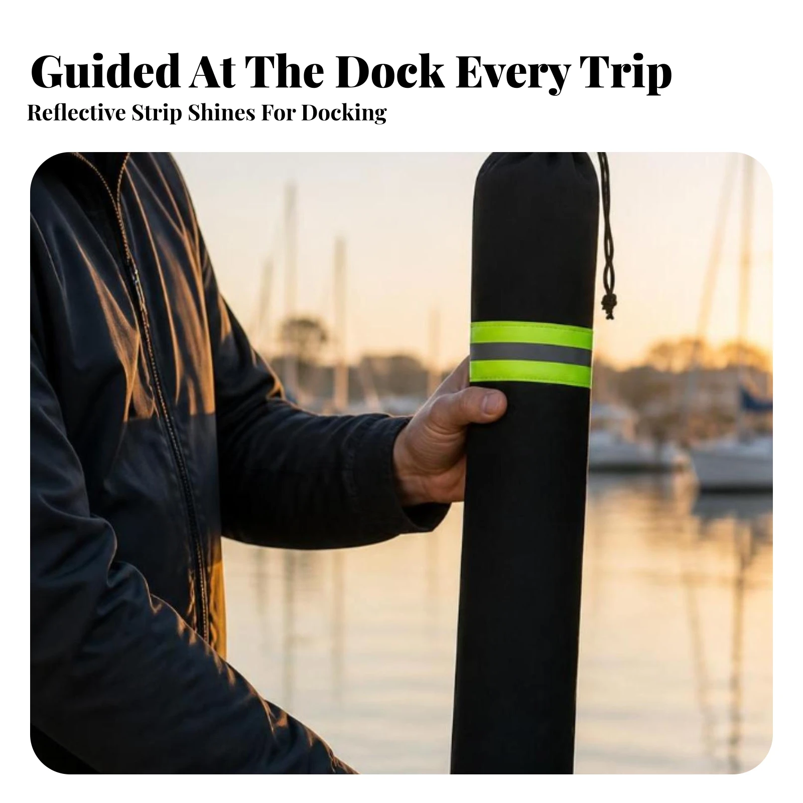 2 Pieces Boat Trailer Guide Rod Cover Heavy-Duty Boat Trailer Guide Pole Cover Safeguarding Comfortable for Docking