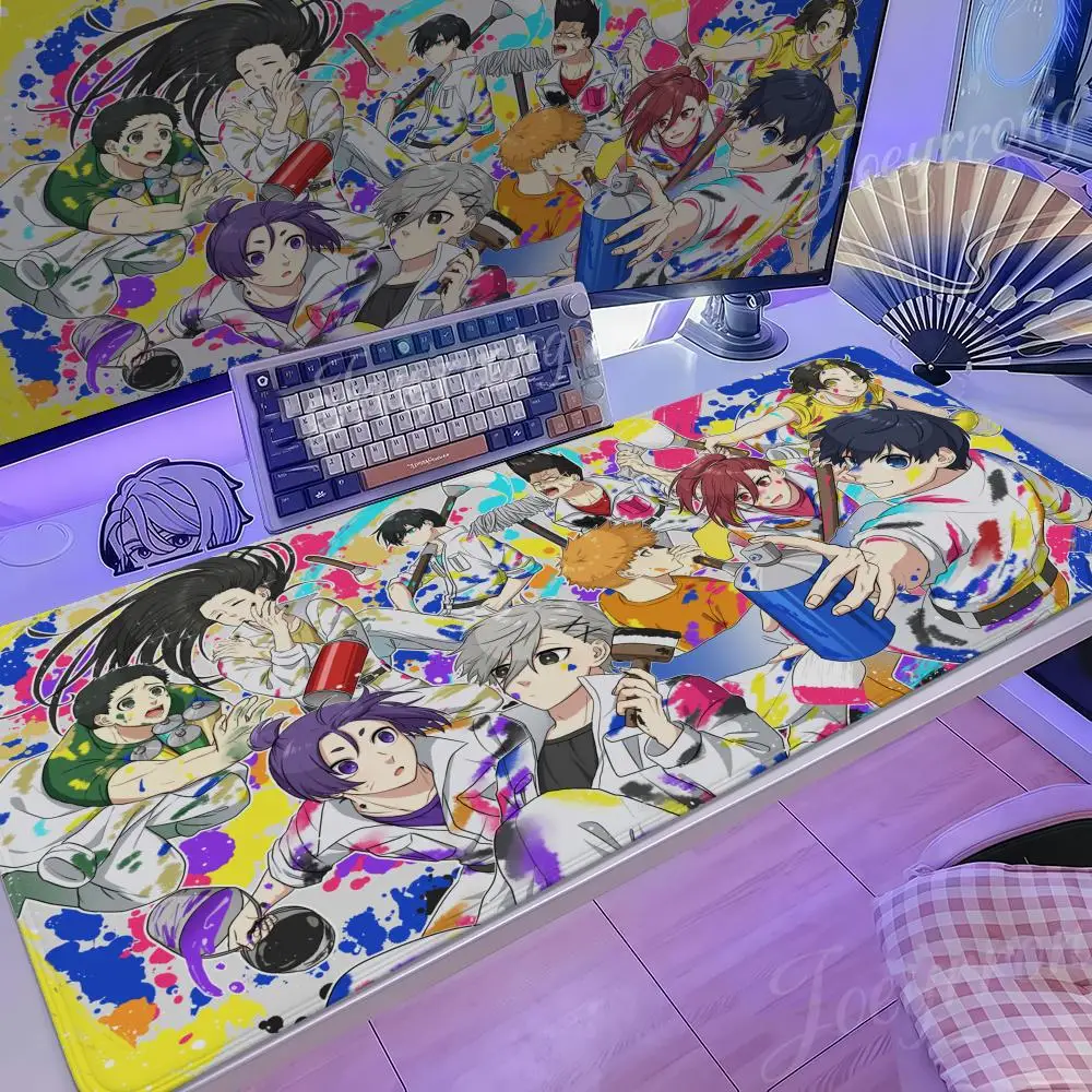 

Mouse Pad Hot Anime 1000x500 Taro Sakamoto Days XXL Large Gaming Non-slip Office Keyboard Mats Desk Mat BLUELOCK