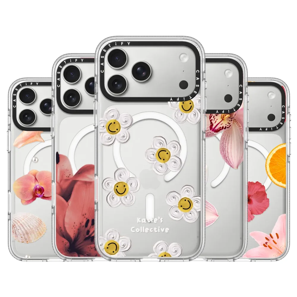 

CASETiFY Summer Collection Tropical Floral and Fruit Prints Magnetic Drop-proof Case for iPhone 13 14 15 17 16 Pro Max Air Plus
