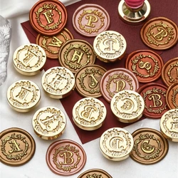 Letter Series Sealing Wax Stamp for Christmas Envelopes Card Wedding Invitation Decorations Wax Seal Stamp