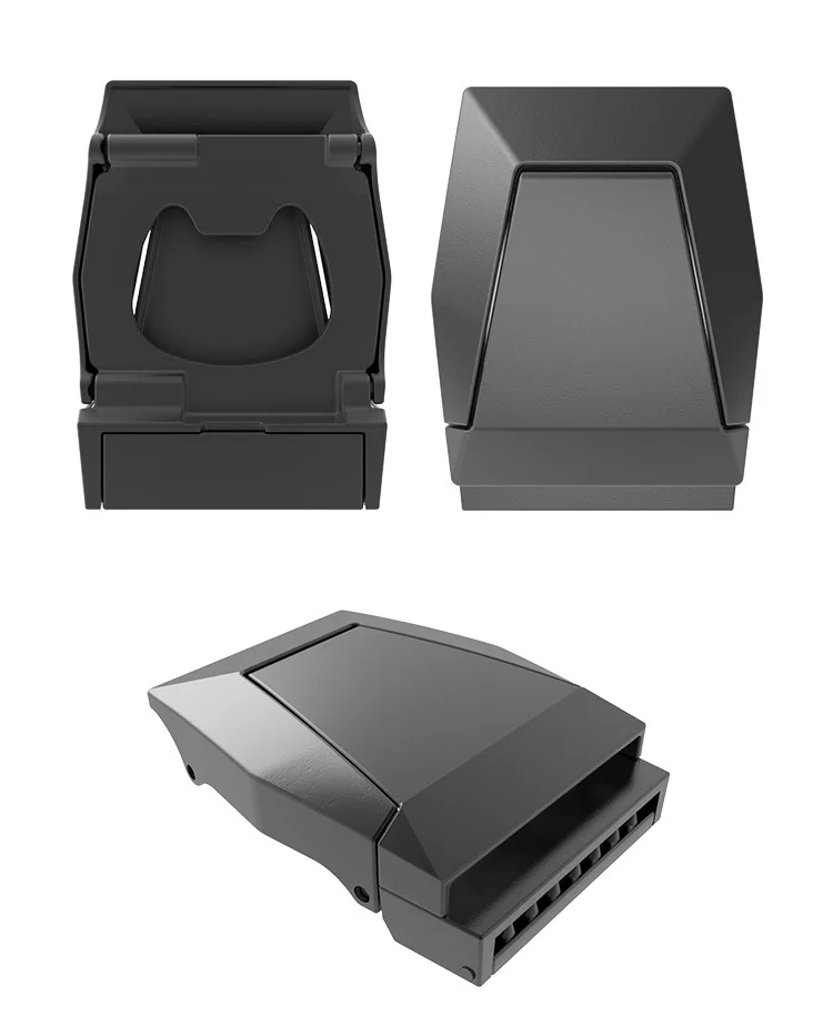 38mm Metall-Schnallen mit automatischer Entriegelung, Gürtelverstell-Schnalle, DIY Outdoor-Gurtband, Karabinerhaken, Gürtelschnalle, Schwarz, Silber – Detail 6