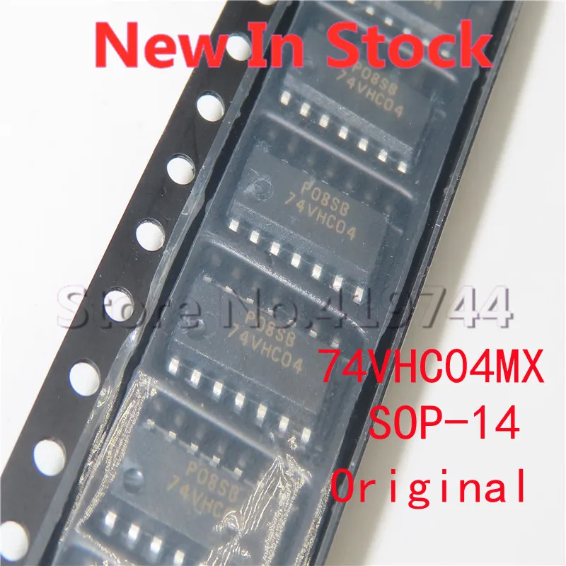 10PCS/LOT 74VHC04 74VHC04MX SMD SOP-14 3.9MM logic chip In Stock NEW original IC