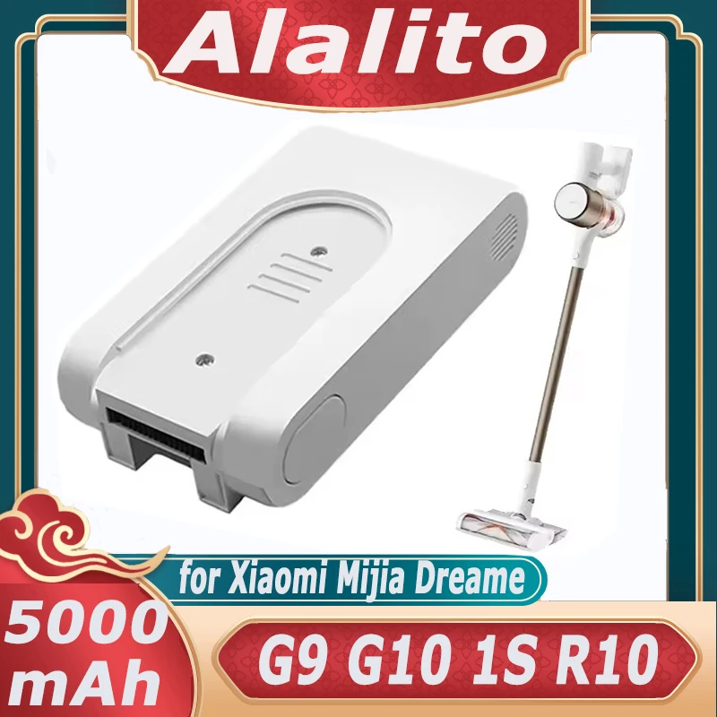 Replacement Battery DGDXT-7S1P-001 For Mijia Wireless Vacuum Cleaner G9 G10 Sweeping Mopping Machine Batteries 4000mAh/5000mAh