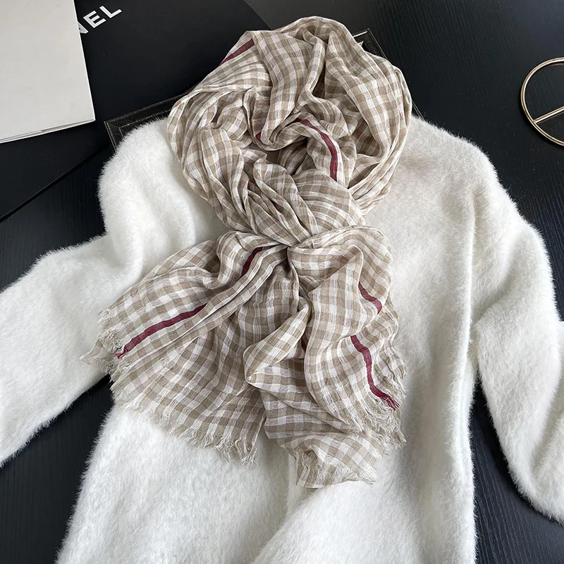 Thumbnail 4 - #83 Latest Plaid Winter Scarf Offers