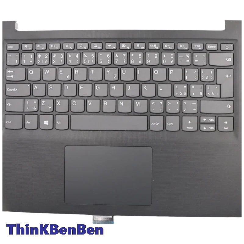 

CZ Czech Keyboard Black Upper Case Palmrest Shell Cover For Lenovo S145 14 AST 14IKB 14API 14IGM 14IWL 14IIL 5CB0S17036