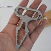 Internal Angle Wrench EDC Self-defense Spiked Corkscrew Screwdriver Bottle Opener Camping Spiked Defense Multi-functional