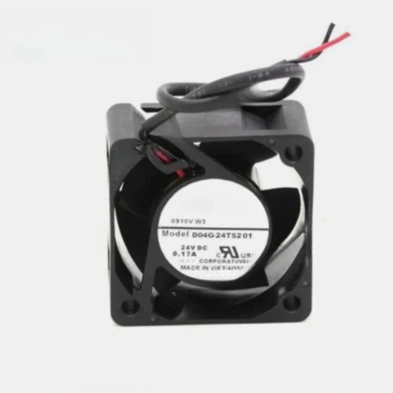 

Brand New Original D04G-24TS2 01 DC 24V 0.17A 40x40x20mm 2-Wire Server Cooling Fan Fast delivery