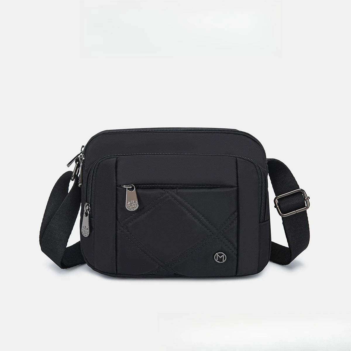 

Women Waterproof Nylon Handbags Luxury Designer Student Bag Cell Phone Simple Small Crossbody Casual Ladies Zipper Shoulder Bag