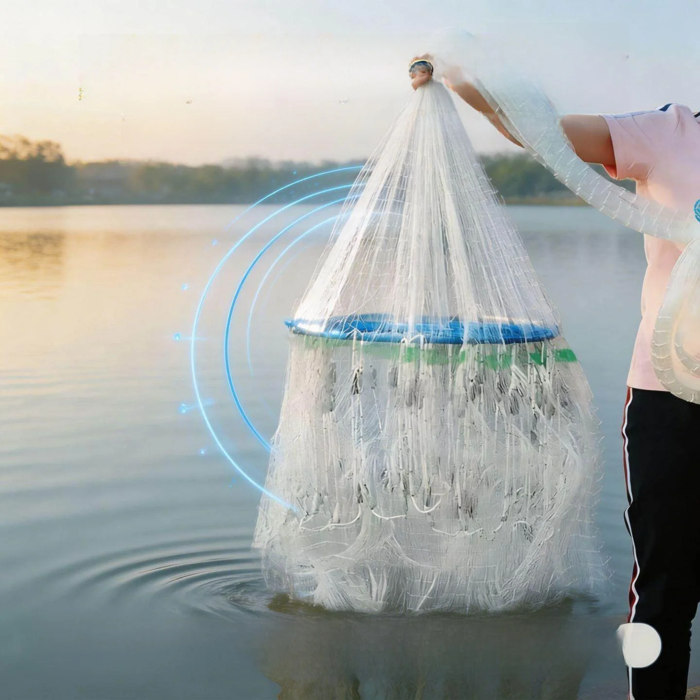 red-de-pesca-robusta-con-disco-de-cadena-de-hierro-y-posicionamiento-automatico-para-agua-limpia-y-sucia-red-universal-resis