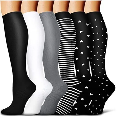 Stockings Men Basketball Cycling Women Sports Fitness Socks Direct Supply Spot Pressure Pattern Combination Free Collocation