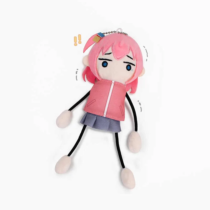 

Anime Doujin Bocchi The Rock! Yamada Ryo Gotoh Hitori Plush Cotton Doll Kawaii Ant Body Pendant 10cm Keychain Toy Gifts