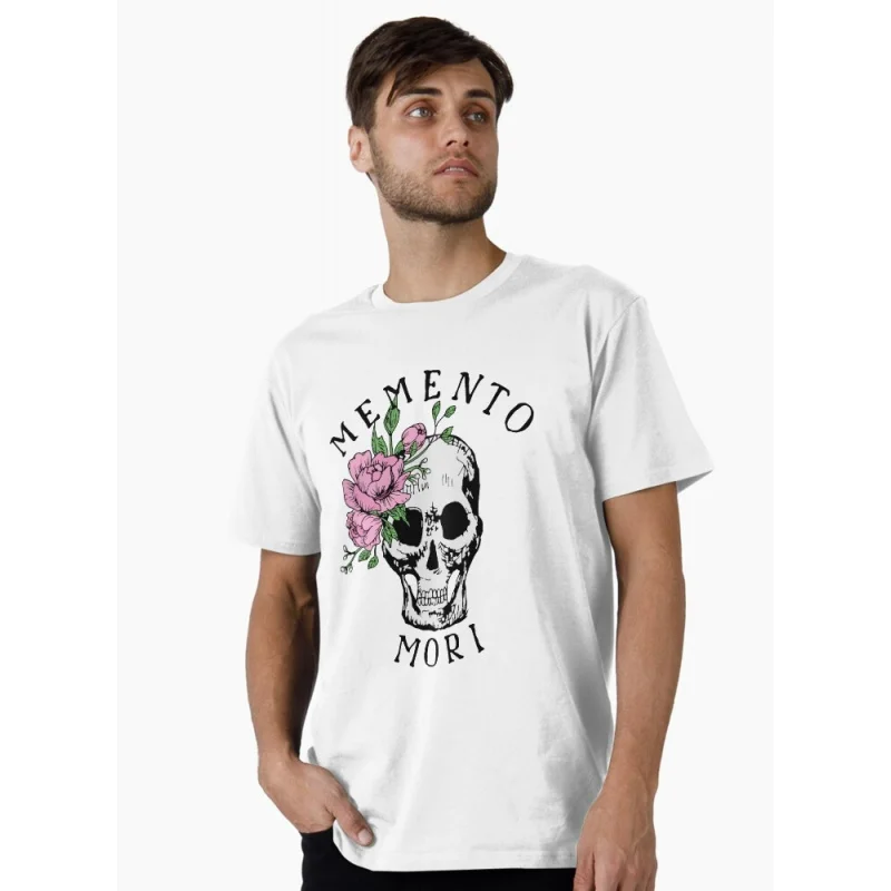 

Memento Mori Flos 0331 Amor fati stoic philosophy Gift t shirt for men 100% cotton printed Graphic Clothes Large size Tops S-6XL