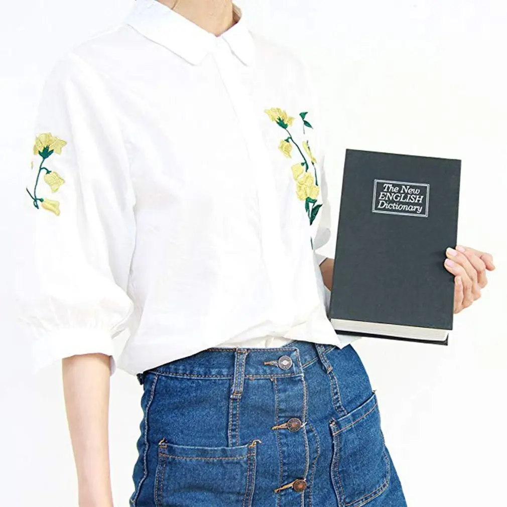 Cassetta di sicurezza salvadanaio libro segreto per monete salvadanaio sicurezza cassaforte nascosta contanti deposito di denaro gioielli armadietto con Password digitale