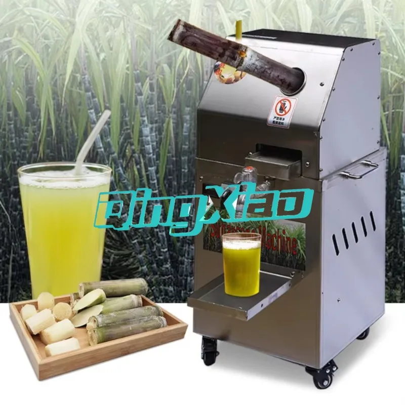 Automatic Sugarcane Juicer Machine Heavy Duty Sugar Cane Press Machine For Commercial Shop Farm Market Beverage Store Making Use