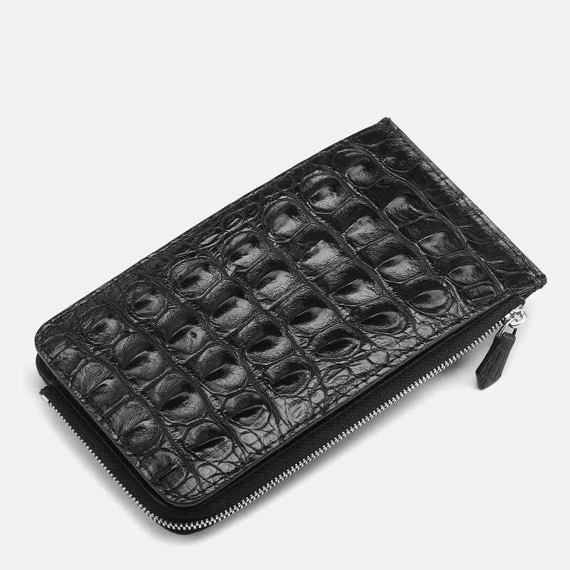 

2022 Crocodile Leather Multi Card Slot Bag Men's Bank Card Cover Wallet Large Capacity Holder Multifunction Ultra-thin Wallet 45