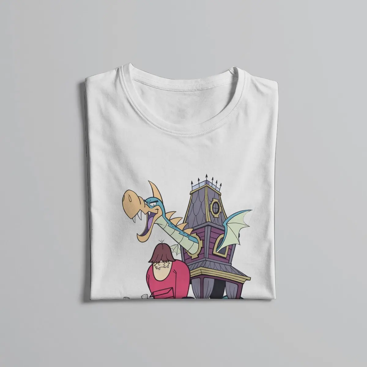 Wacky Races Retro Cartoon Dragon Car Tshirt Graphic Men Tops Vintage Punk Summer Short Sleeve Fibre Harajuku Polyester T Shirt view 5