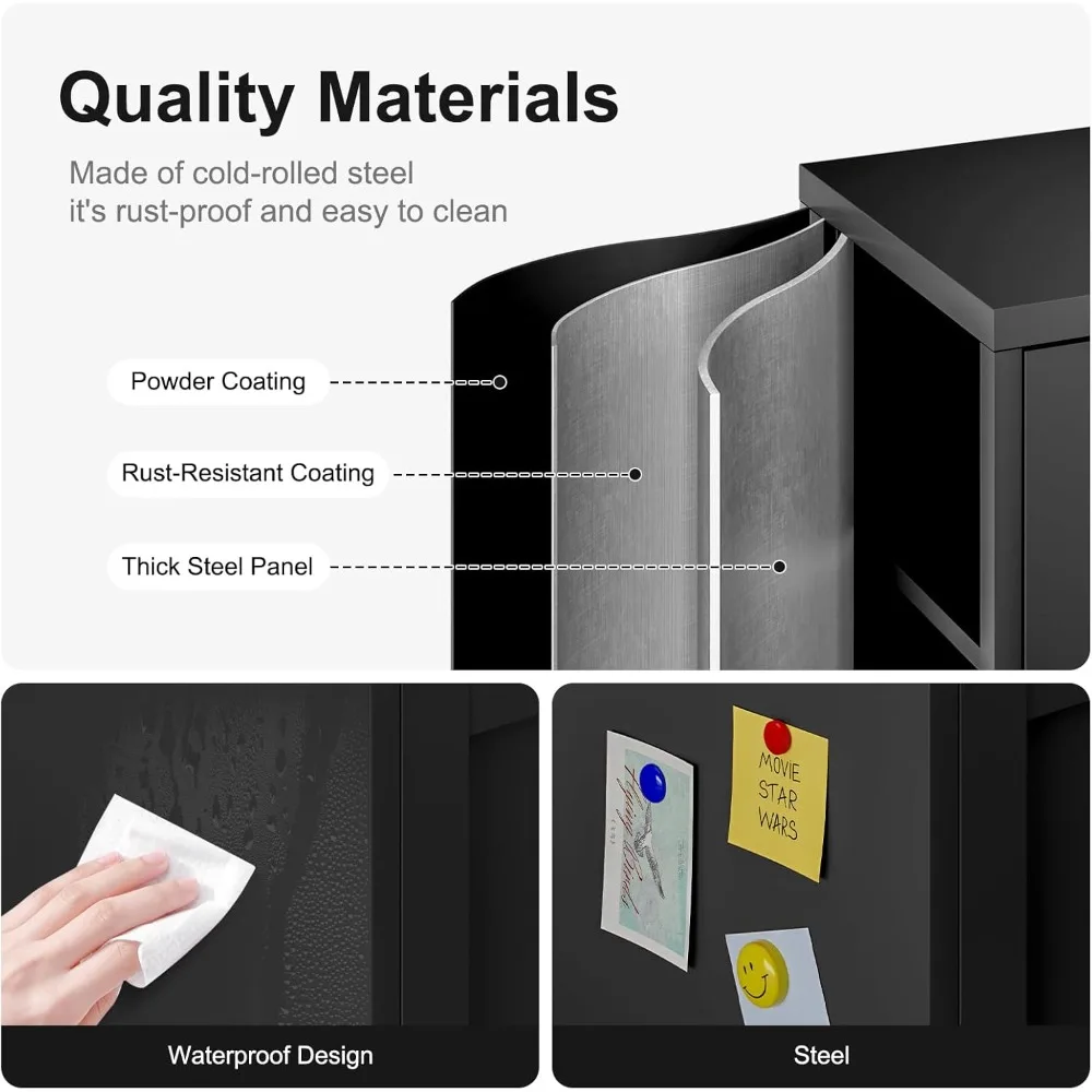 خزانة تخزين معدنية طويلة موفرة للمساحة مع أرفف مفتوحة للحمامات الصغيرة