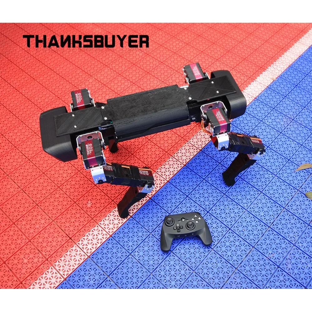 ROS Open Source AI Robot Hond Bionische Viervoeter Robot Basisversie Ondersteunende RC-controller