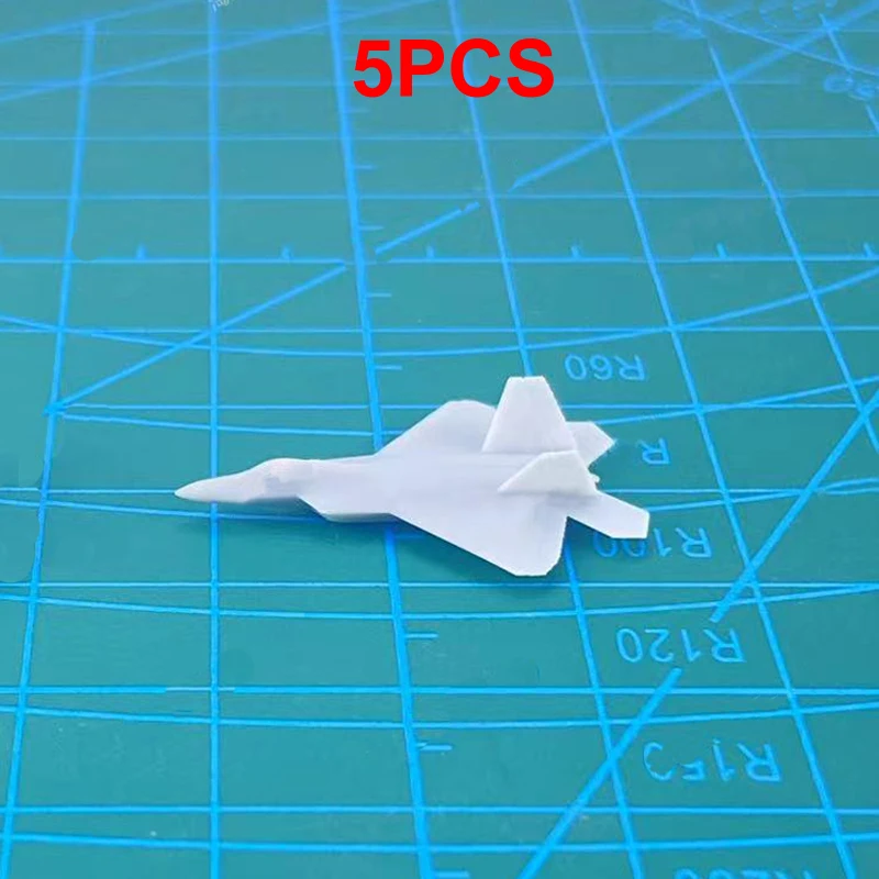 5 قطعة لا معدات الهبوط F-22 رابتور نموذج طائرة قتالية 1/1500 700 350 مقياس الشبح مقاتلة غير مصبوغ الراتنج ديوراما الحلي
