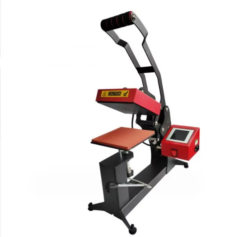 آلة نقل الحرارة للقبعة الملابس الرقمية 15 * 15 آلة الكي المسطحة آلة الضغط الحراري معدات النقل اليدوية