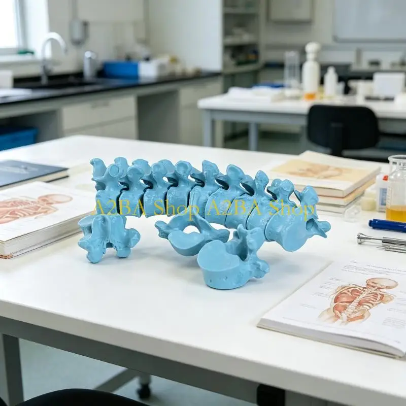 A2BA Detachable PVC Thoracic Skeleton Model Thoracic Spine Anatomy Model For Anatomy Education and Clinical Demonstration