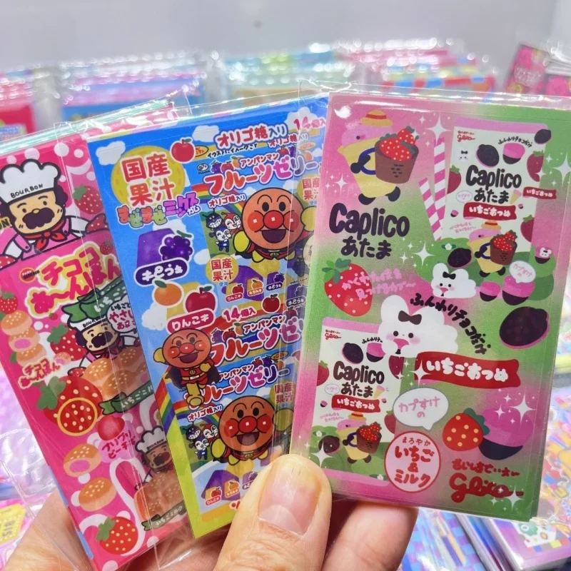 Kawaii Food Toy Anime Mixed Series Sealing Stickers Cute Sticker Handy Book Diy Material Label Graffiti Decoration Label Sticker