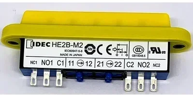 HE2B-M200PY enable switch HE2B-M2 yellow 6-pin three position two contact