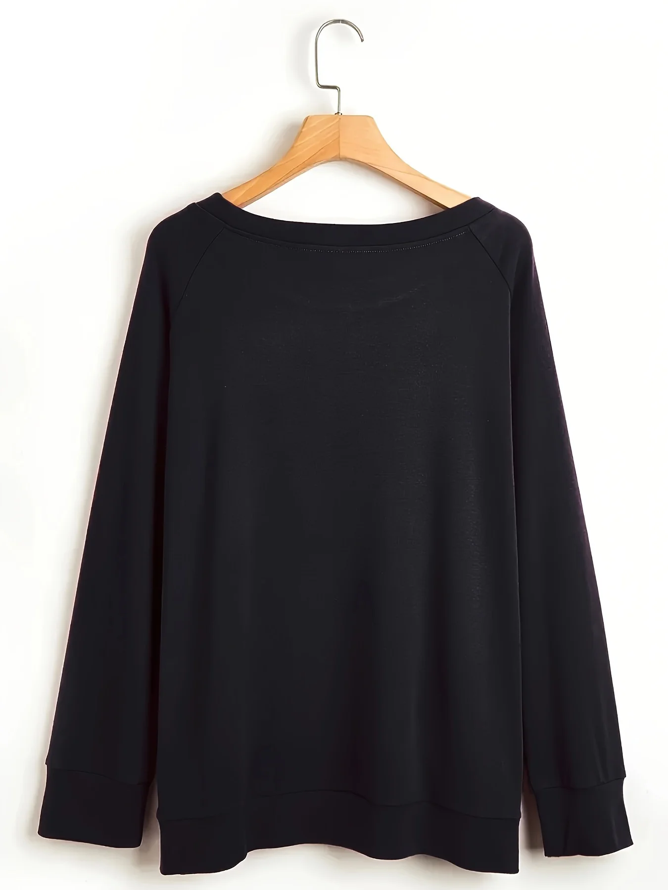 سترة نسائية للخريف والشتاء كاجوال فضفاضة ودافئة مطبوعة لعيد الميلاد مريحة بالإضافة إلى سترة مخملية بأكمام طويلة ورقبة دائرية #4