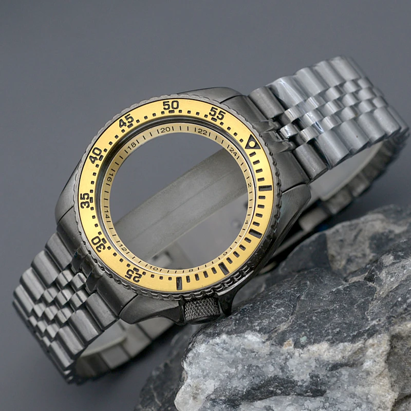 men's-watch-case-gun-colour-design-skx007-skx009-fit-nh34-nh35-nh36-automatic-movement-sapphire-glass-200m-waterproof-case